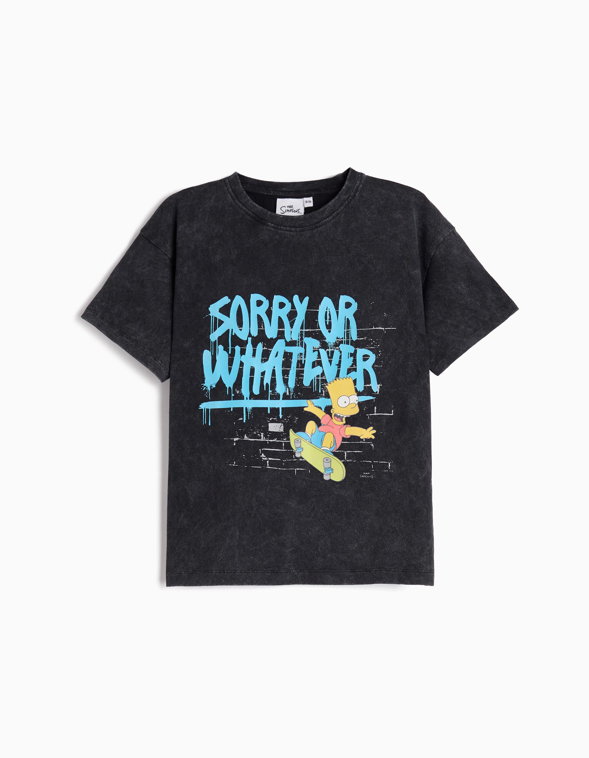 Comprar Online T-shirt 'Simpsons', Menino, Preto
