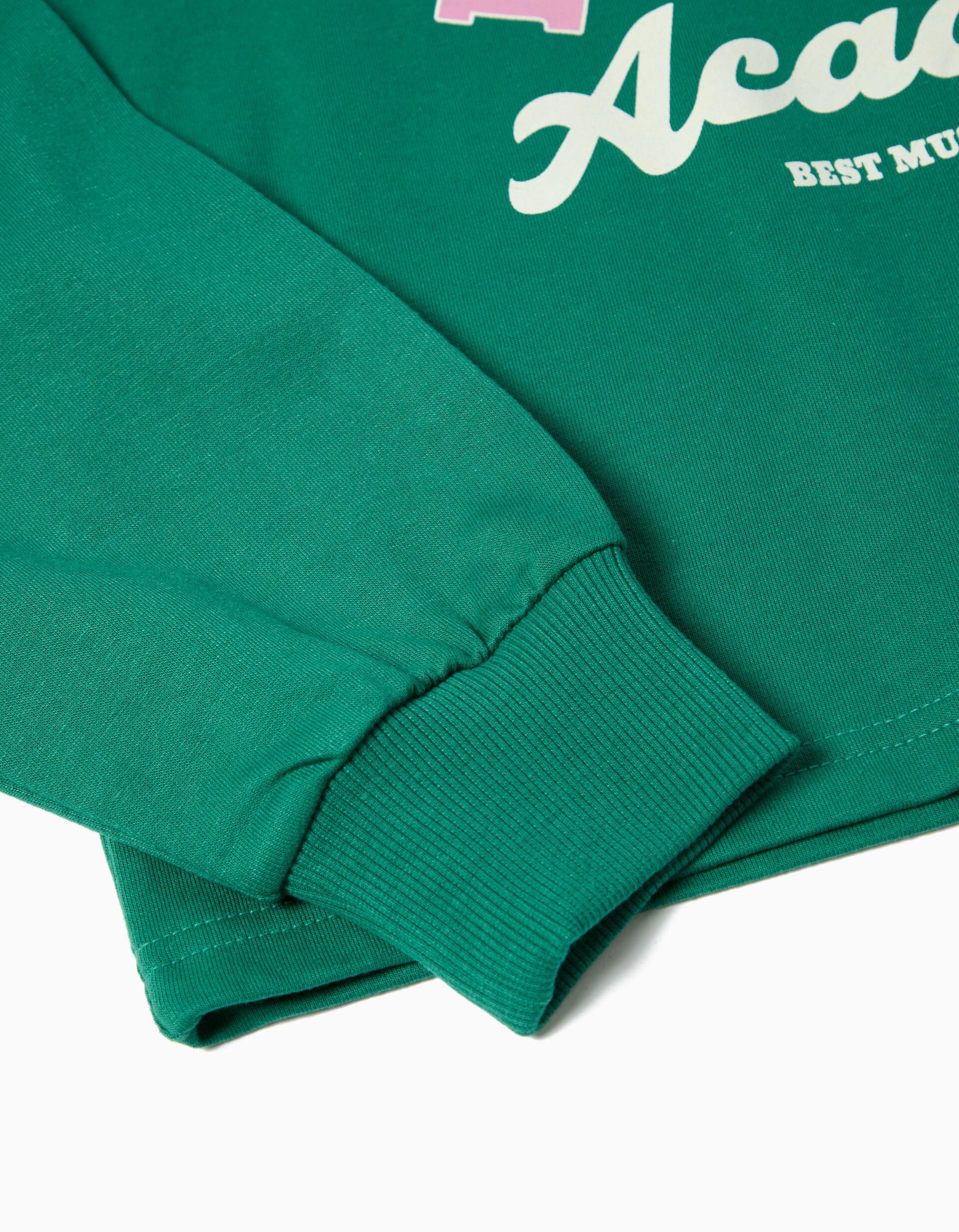 Comprar Online Sweatshirt de Felpa, Menina, Verde