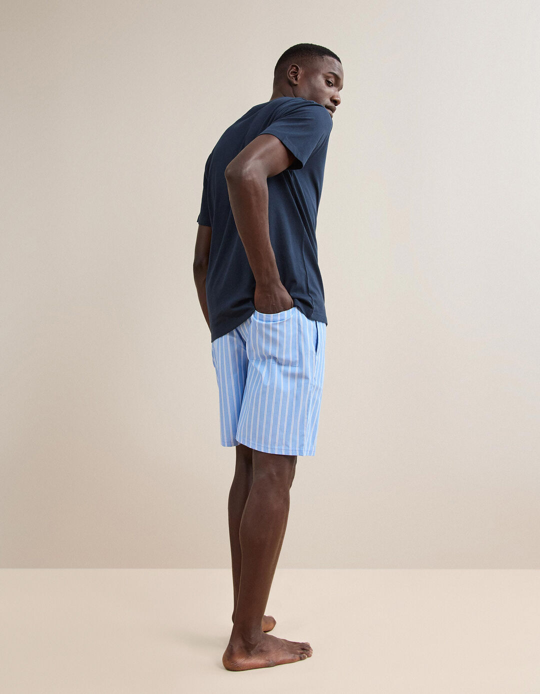 Pijama Jersey, Homem, Azul Escuro