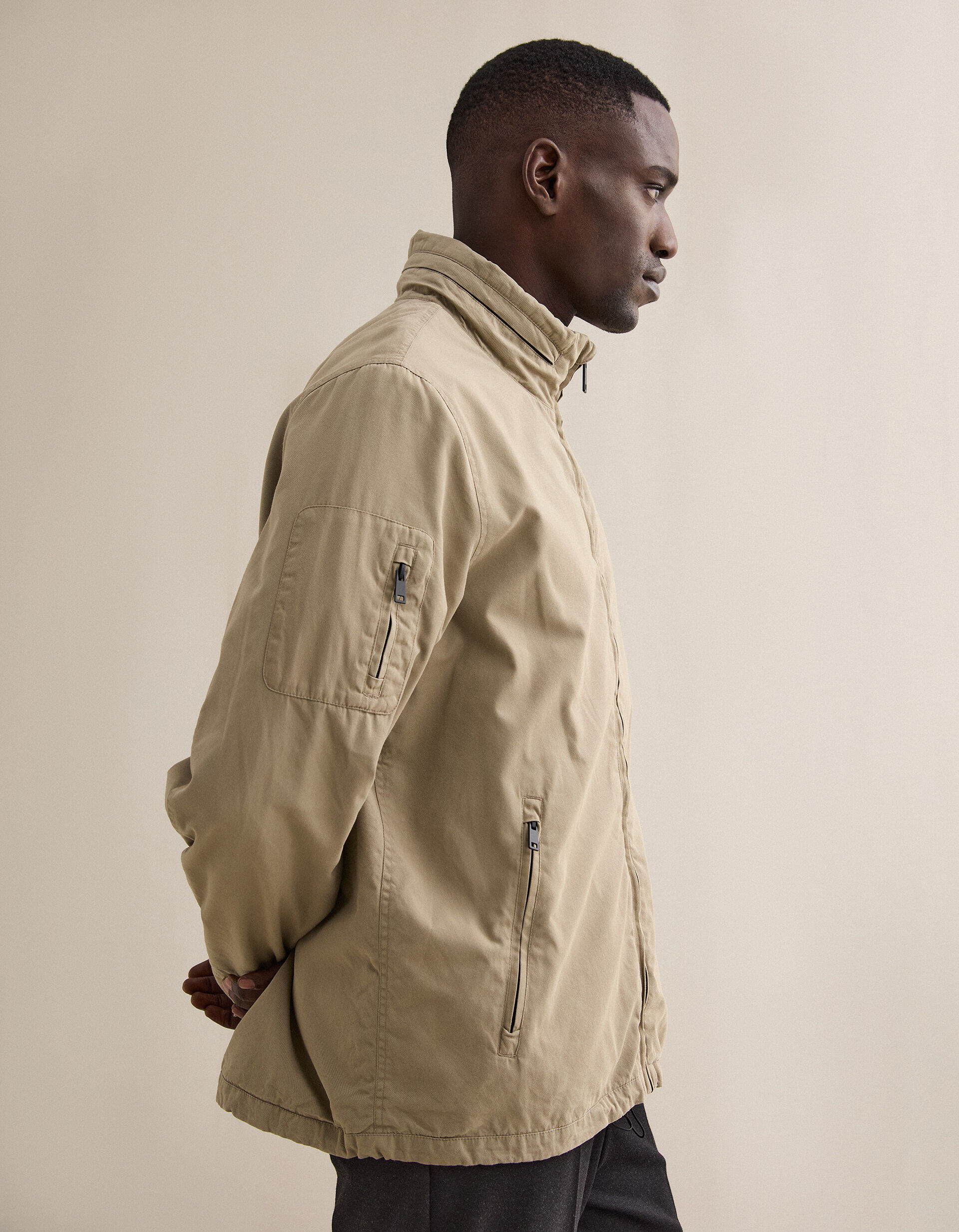 Comprar Online Casaco, Homem, Bege Escuro