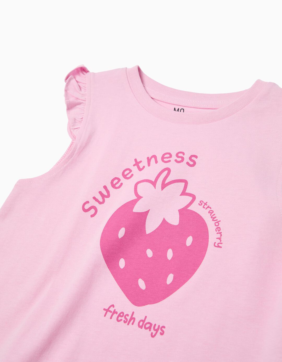 T-shirt Estampada, Menina, Rosa