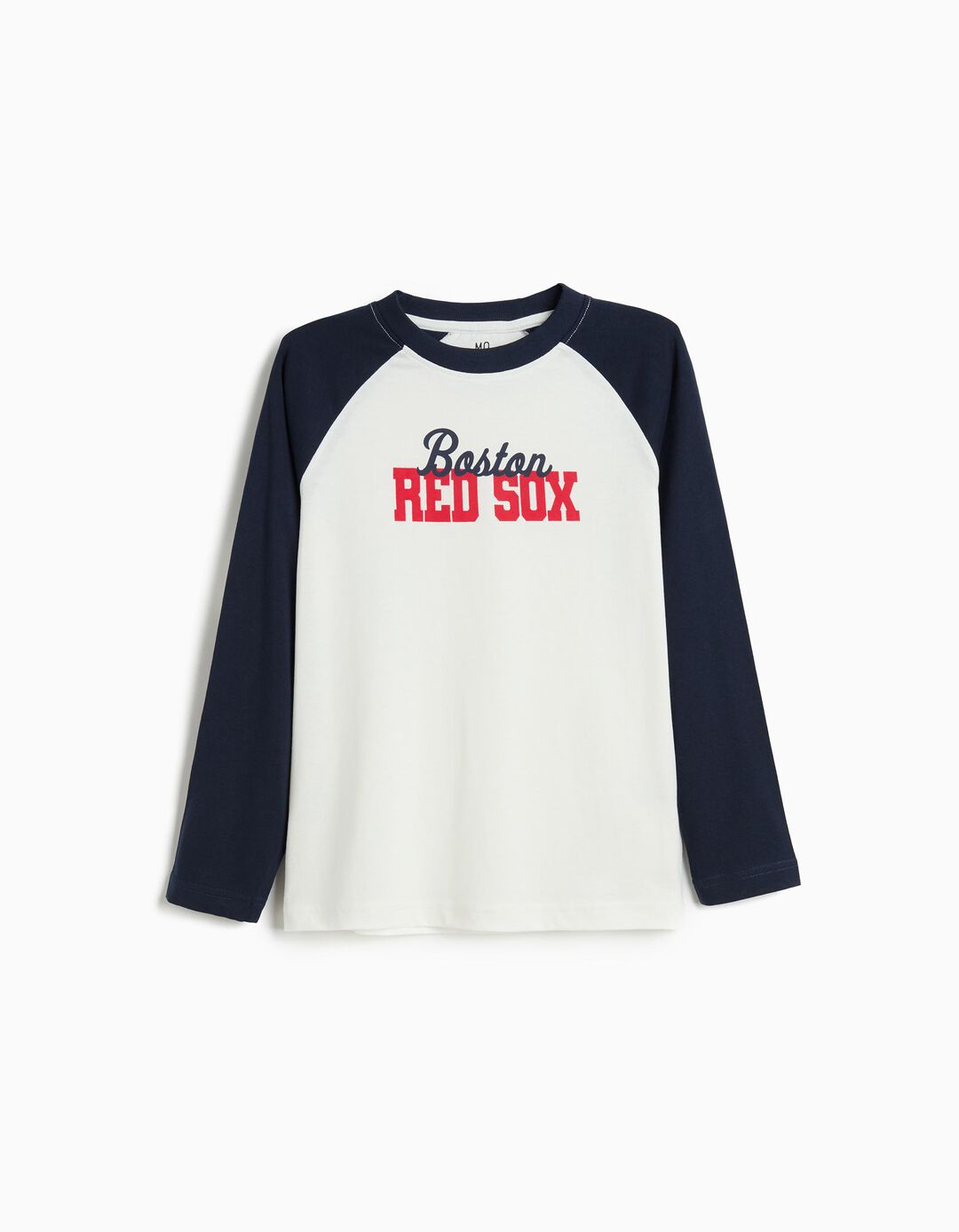 T-shirt Manga Comprida, Menino, Azul Escuro