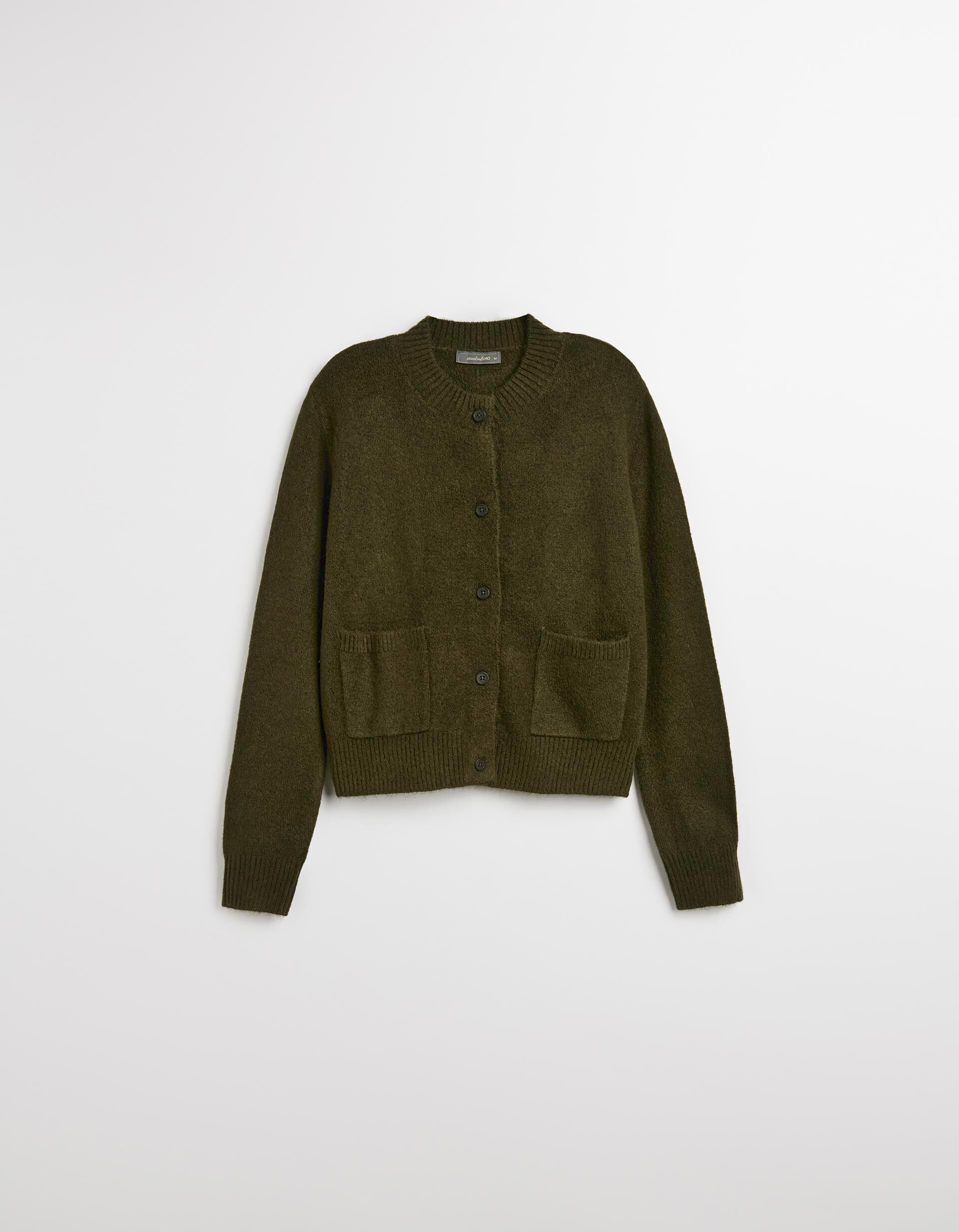 Comprar Online Casaco de Malha, Mulher, Verde