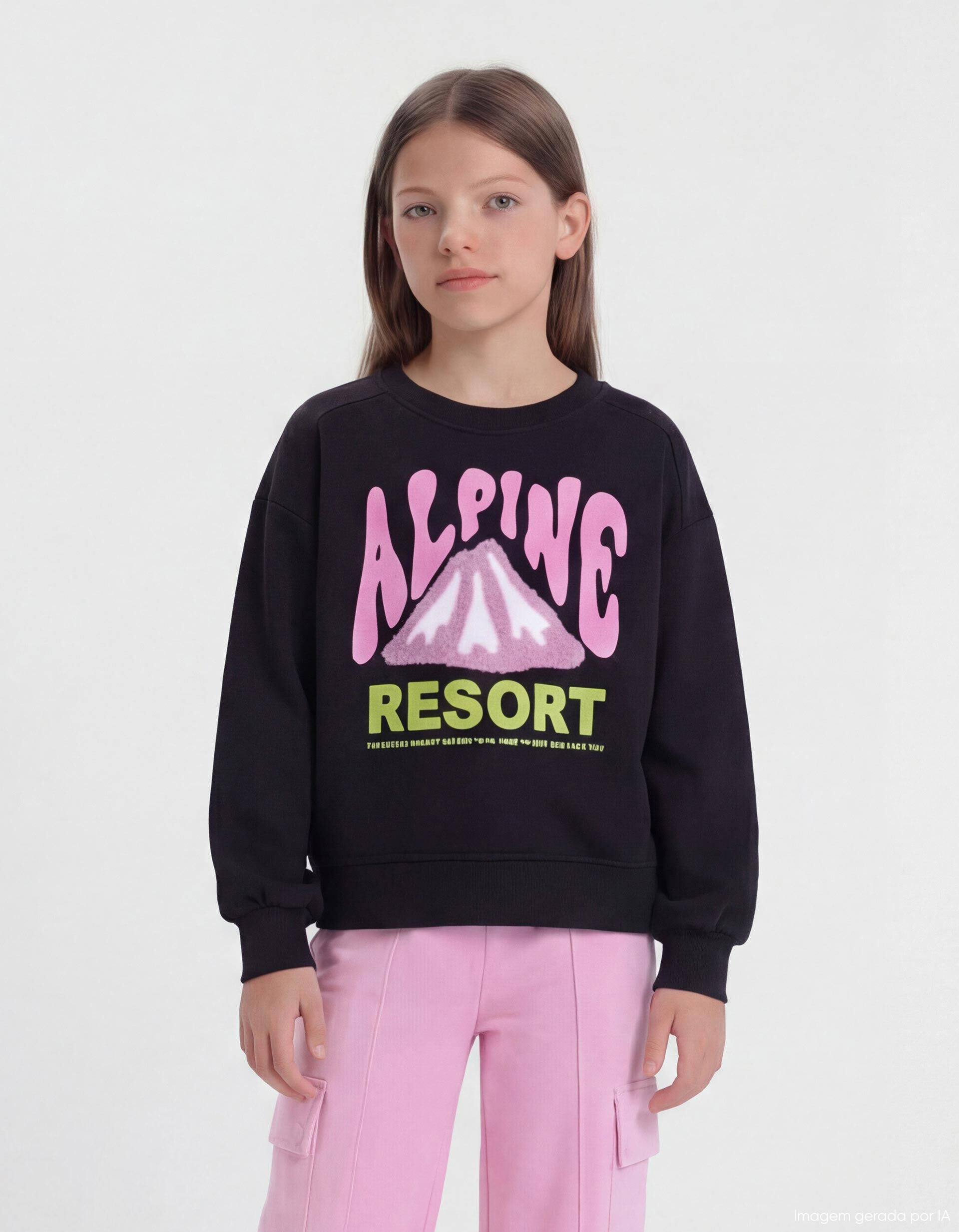 Comprar Online Sweatshirt, Menina, Preto