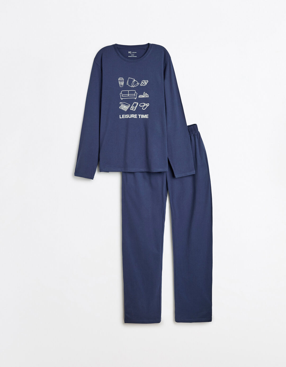 Pijama, Homem, Azul Escuro