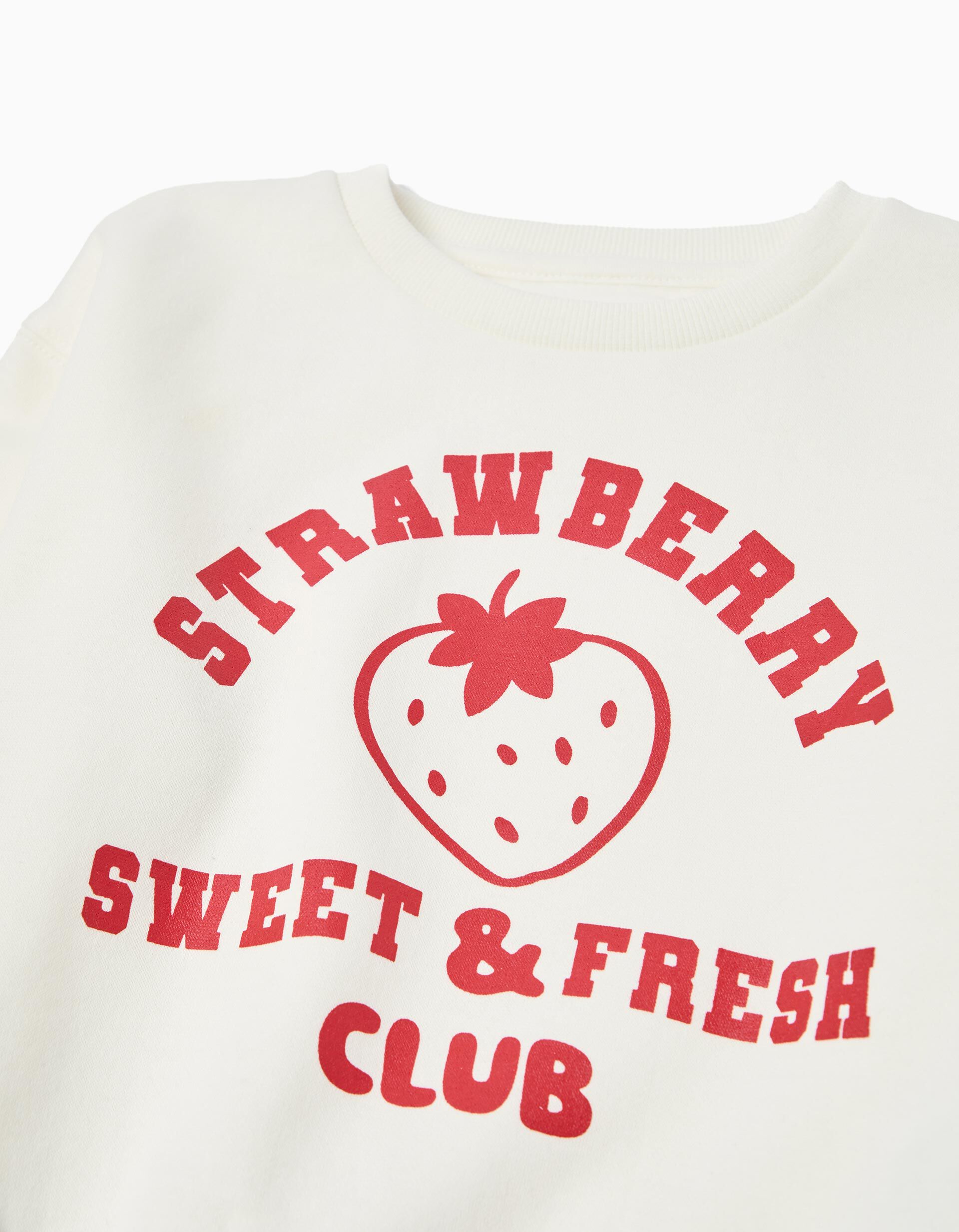 Comprar Online Sweatshirt de Felpa, Menina, Branco