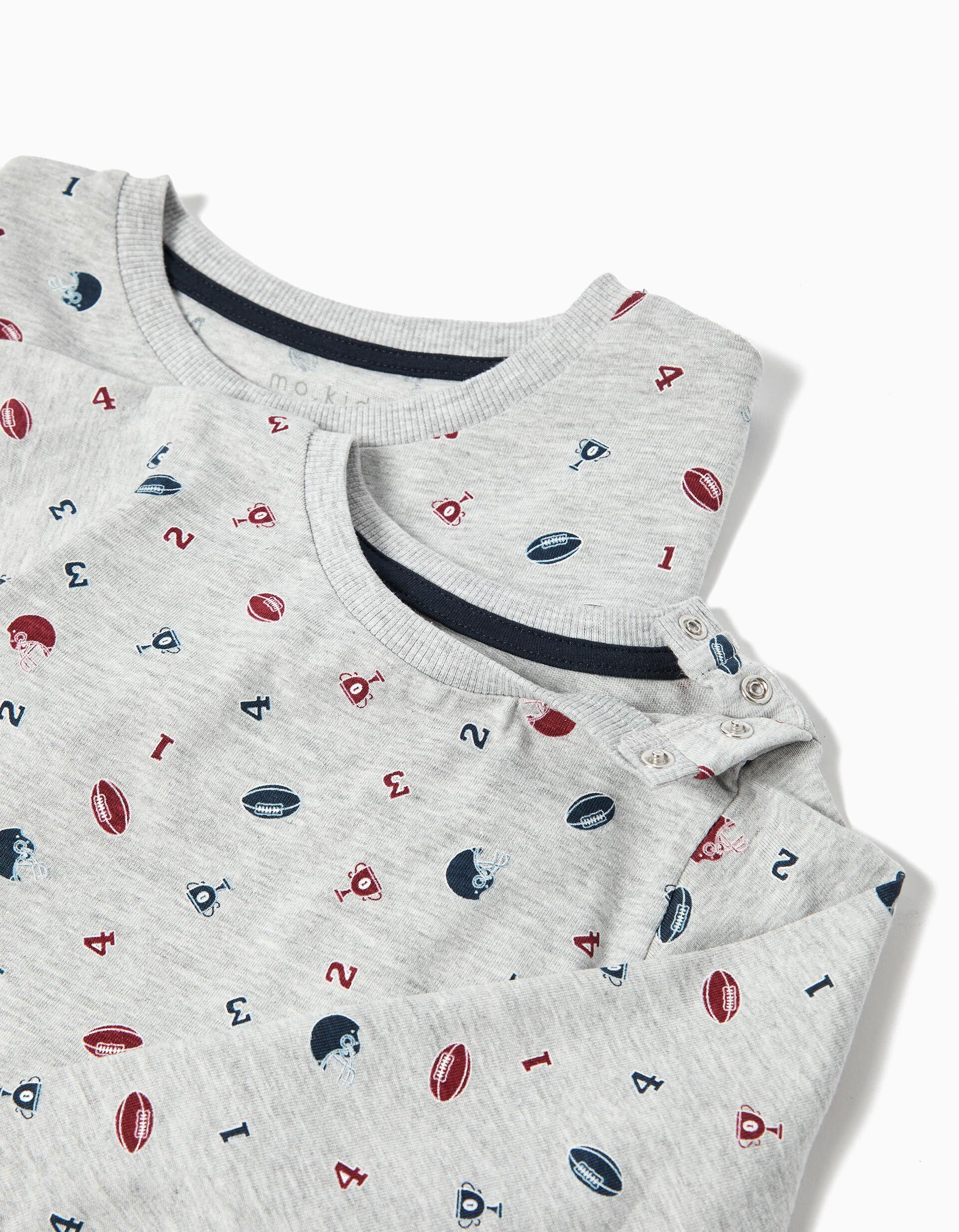 Comprar Online Pack 2 Pijamas de Manga Comprida, Menino, Multicor 