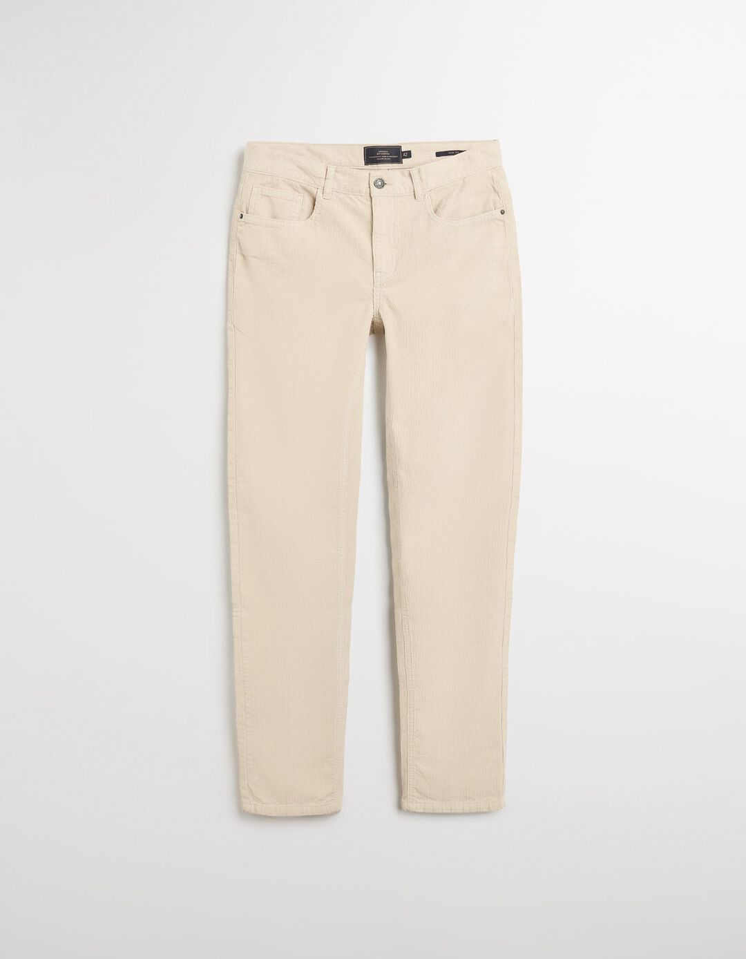 Calças de Bombazina, Homem, Cru