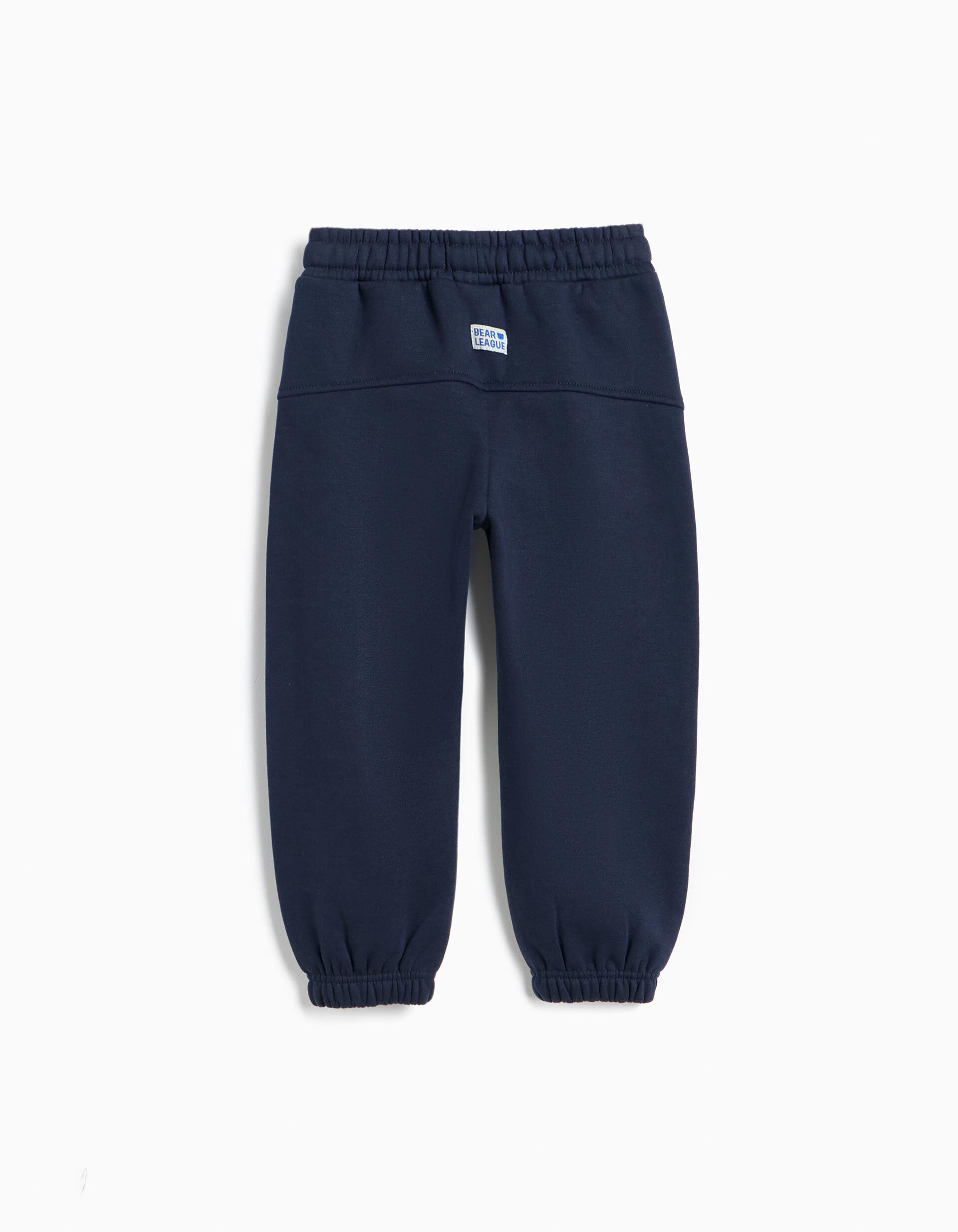 Comprar Online Cal&ccedil;as De Felpa, Menino, Azul Escuro