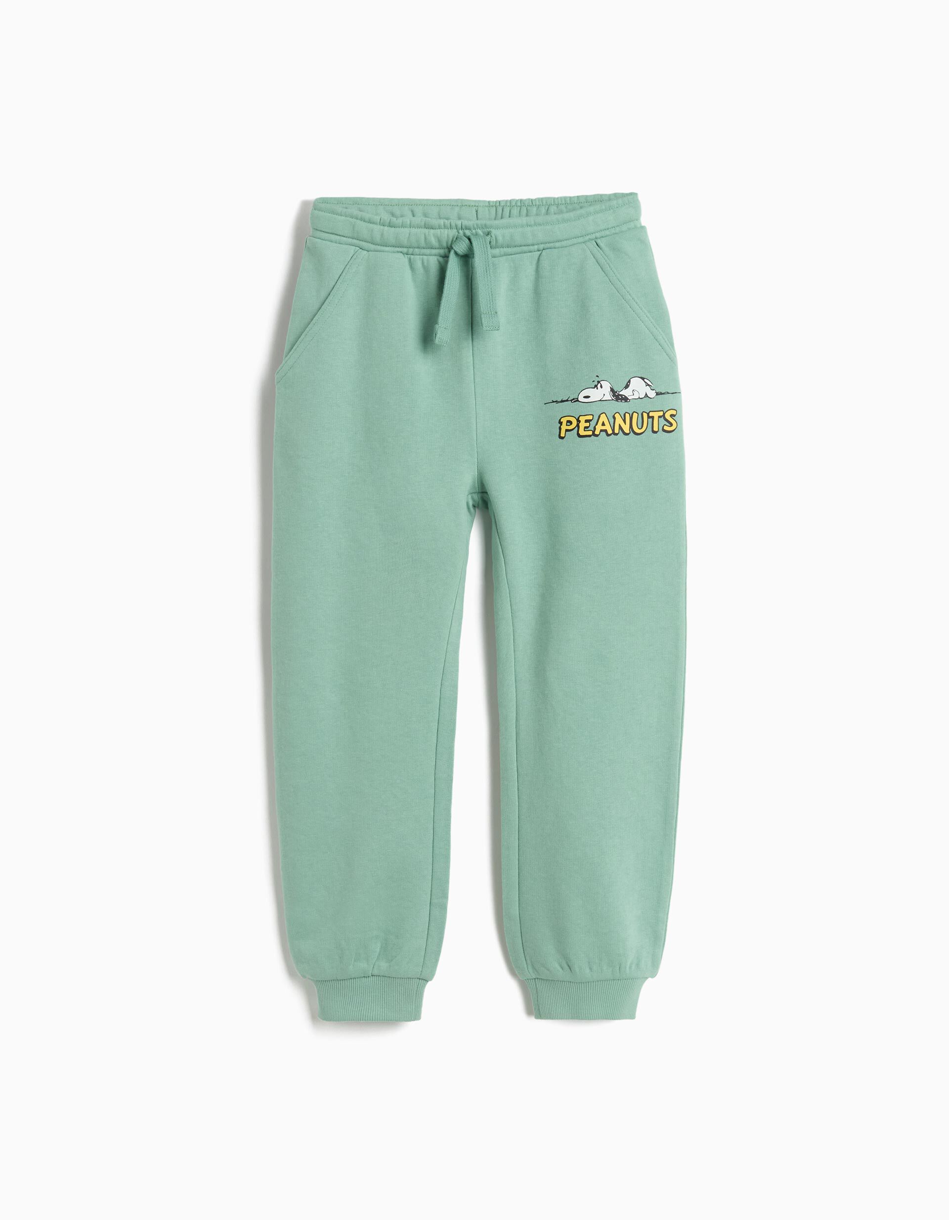 Comprar Online Cal&ccedil;as Jogging 'Snoopy', Menino, Verde Claro