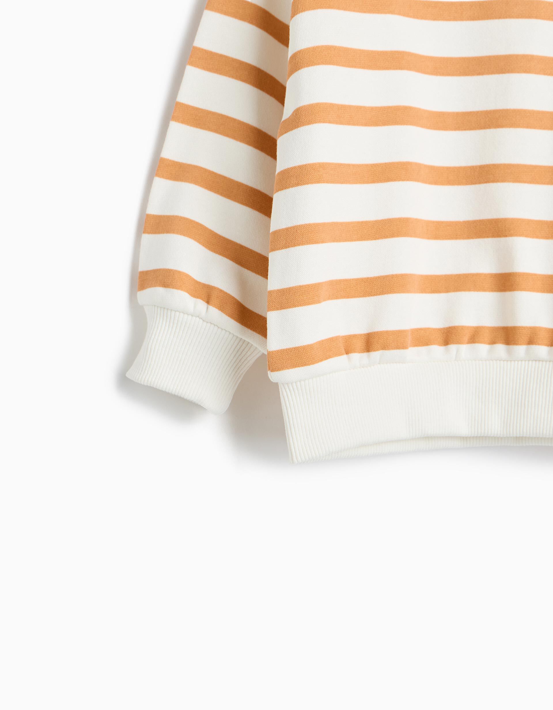 Comprar Online Sweatshirt &Agrave;s Riscas, Menino, Branco