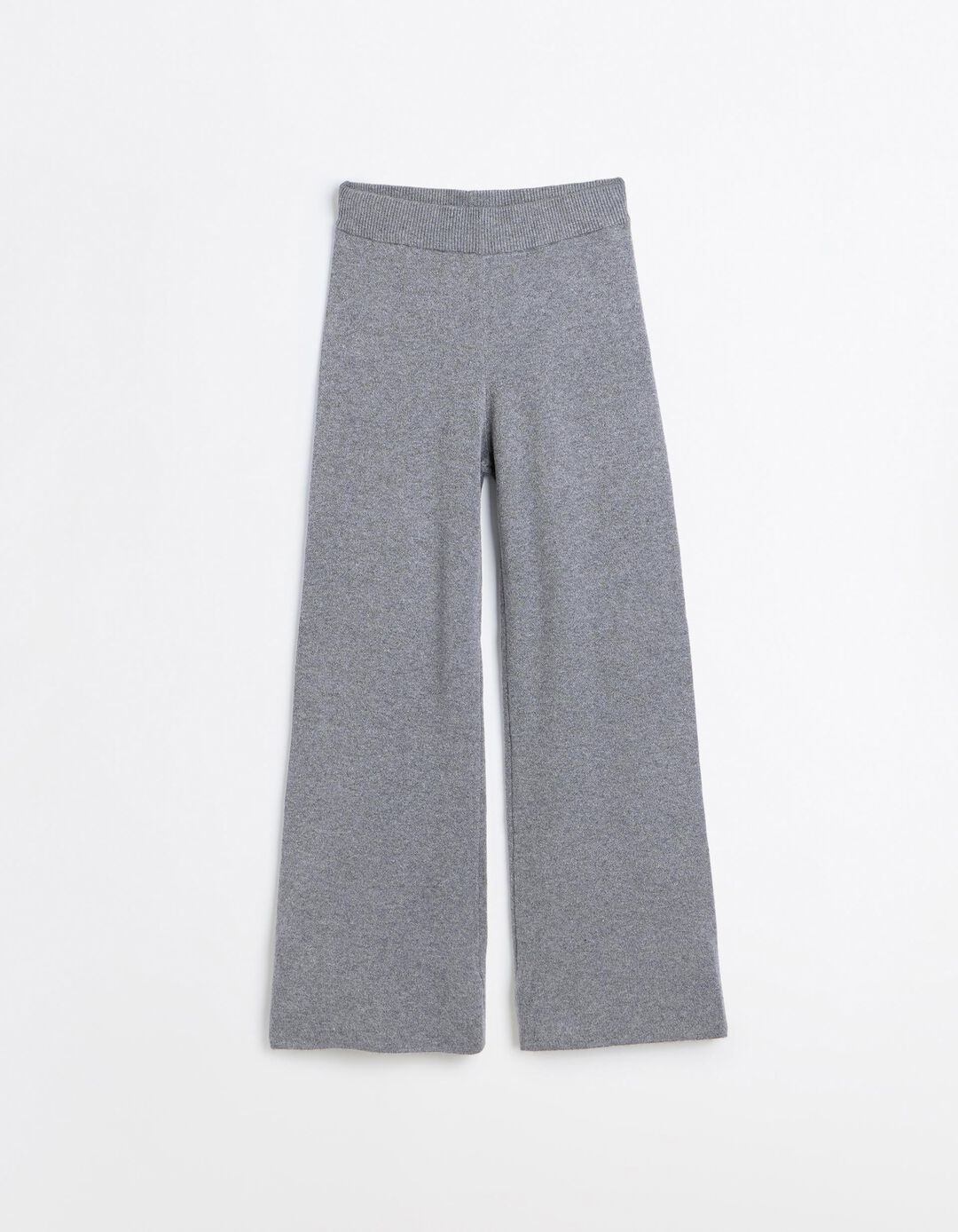 Cal&ccedil;as De Malha 'Wide Leg', Menina, Cinzento