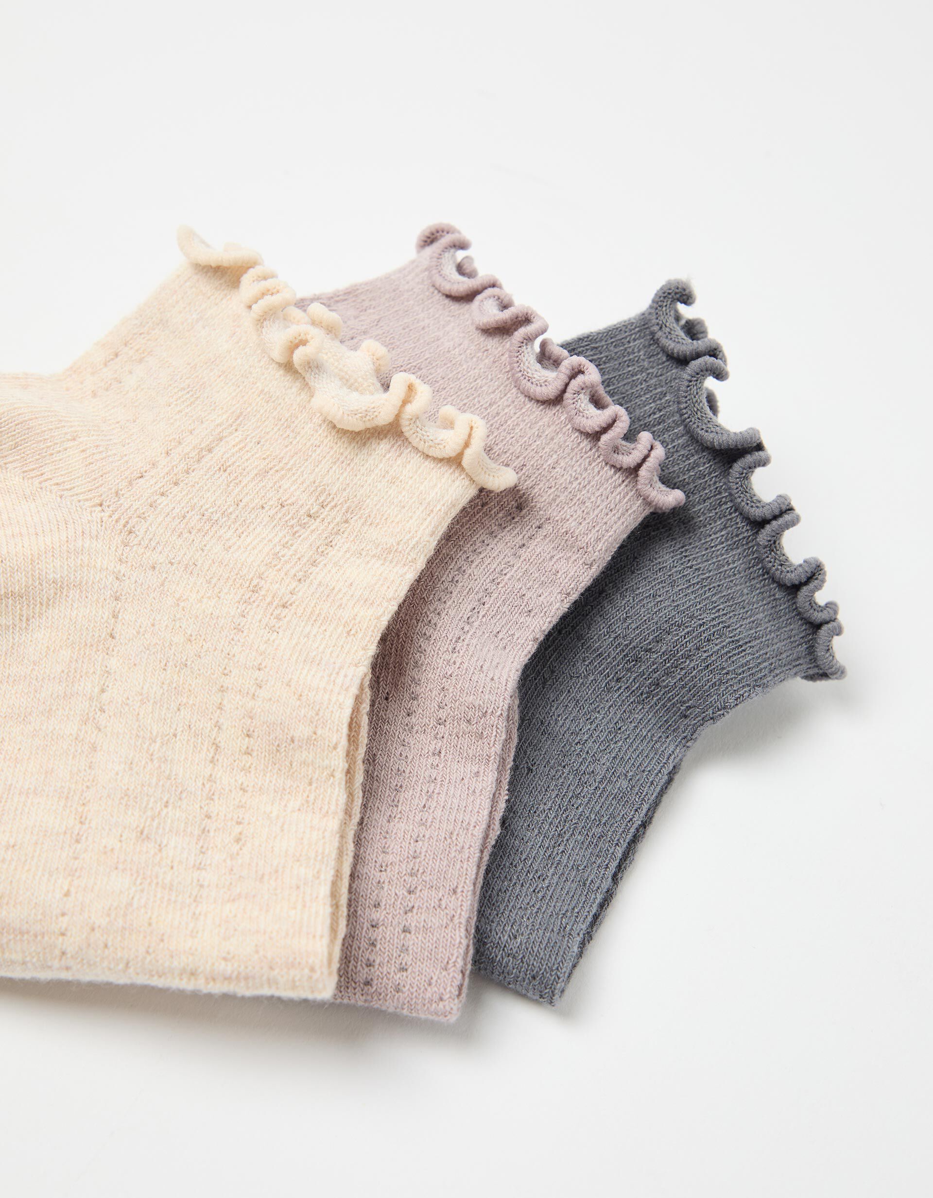 Comprar Online Pack 3 Pares de Meias Tornozelo, Mulher, Multicor