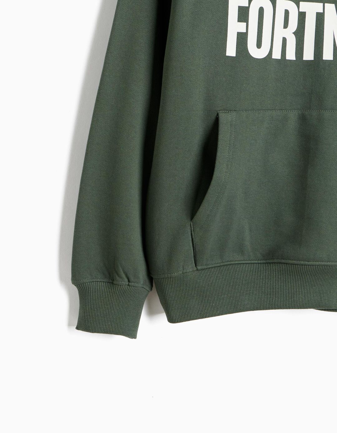 Sweatshirt 'Fortnite', Menino, Verde Escuro