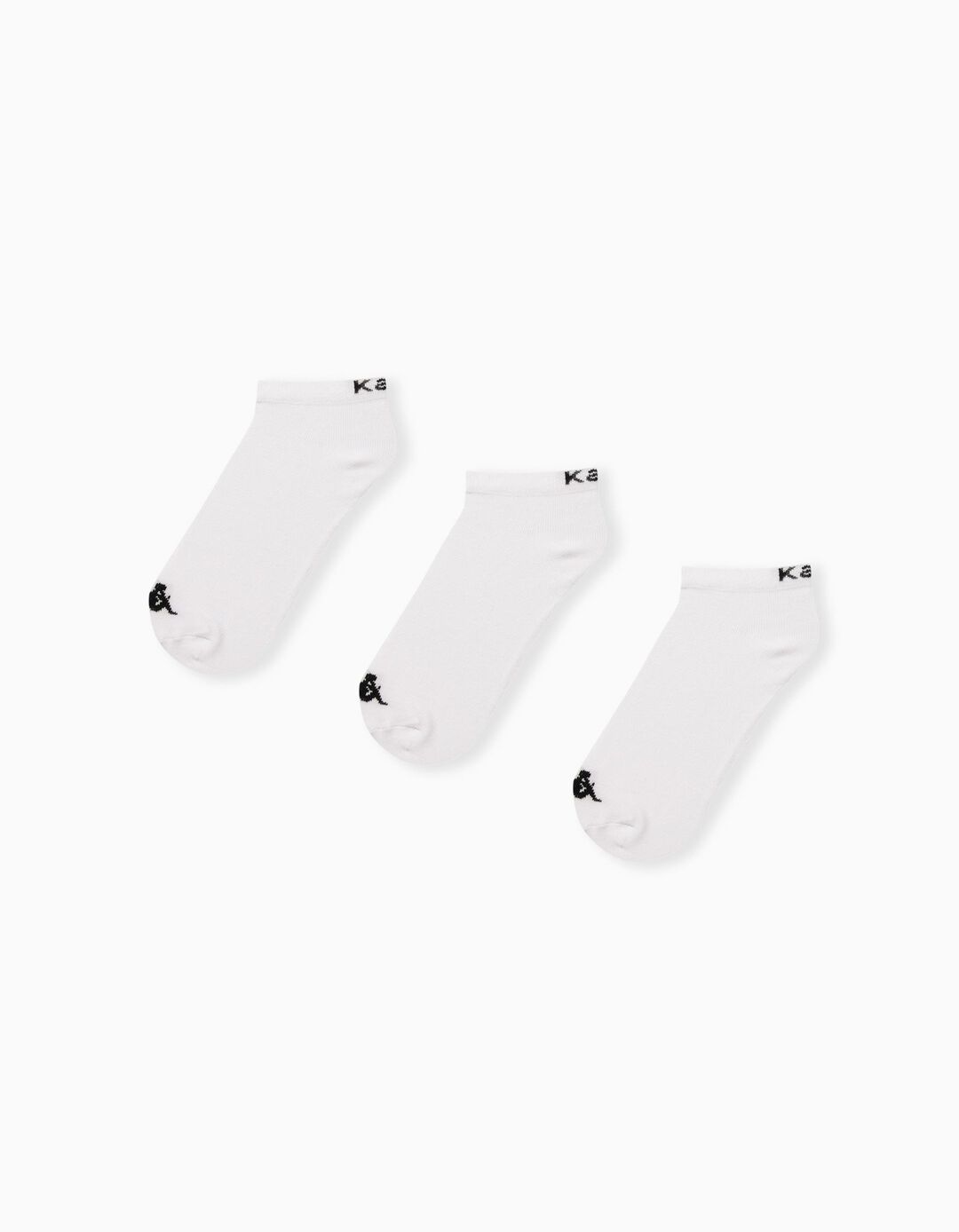 3 Pairs 'Kappa' Trainer Socks, Made in Portugal