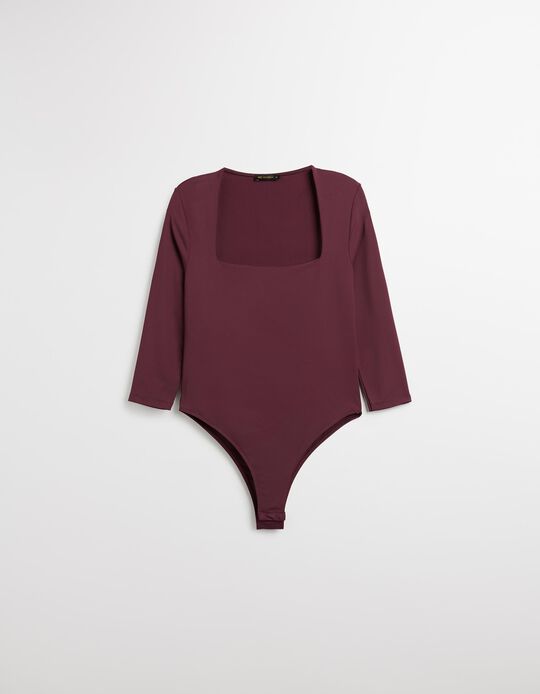 Comprar Online Body de Manga Comprida, Mulher, Roxo