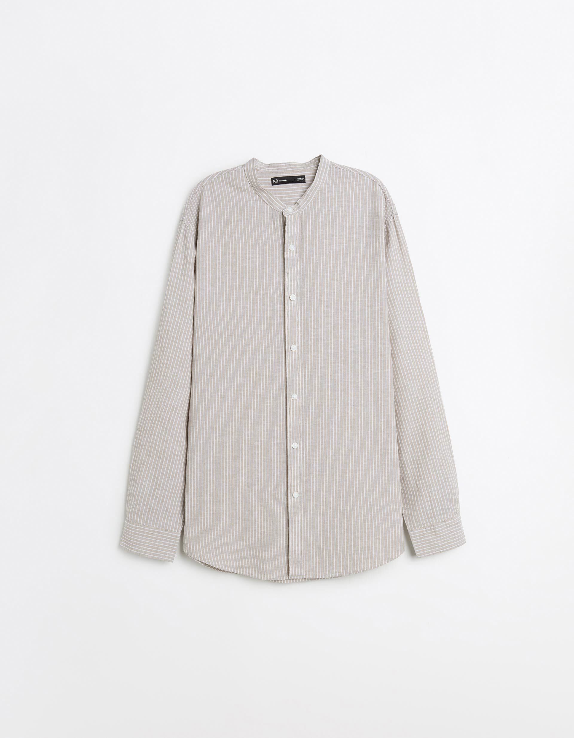 Comprar Online Camisa com Linho, Homem, Bege