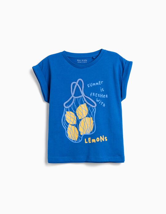 Comprar Online T-shirt, Menina, Azul 
