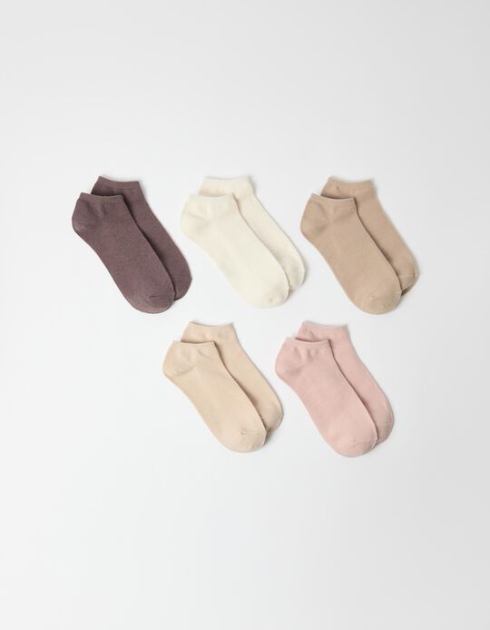 Comprar Online Pack 5 Pares de Meias Invis&iacute;veis, Mulher, Multicor