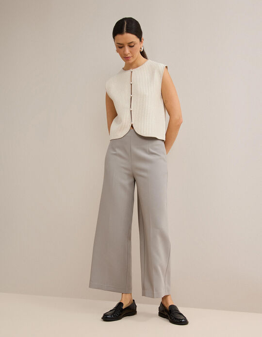 Comprar Online Cal&ccedil;as Culotte, Mulher, Cinzento Claro