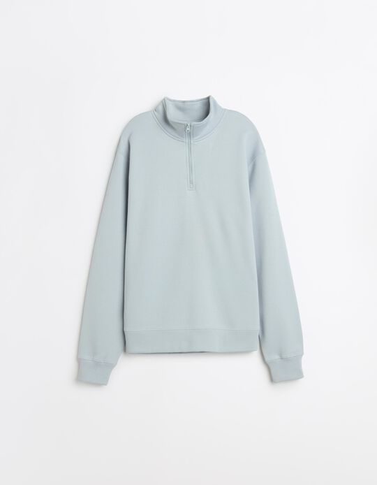 Comprar Online Camisola de Felpa, Homem, Azul Claro