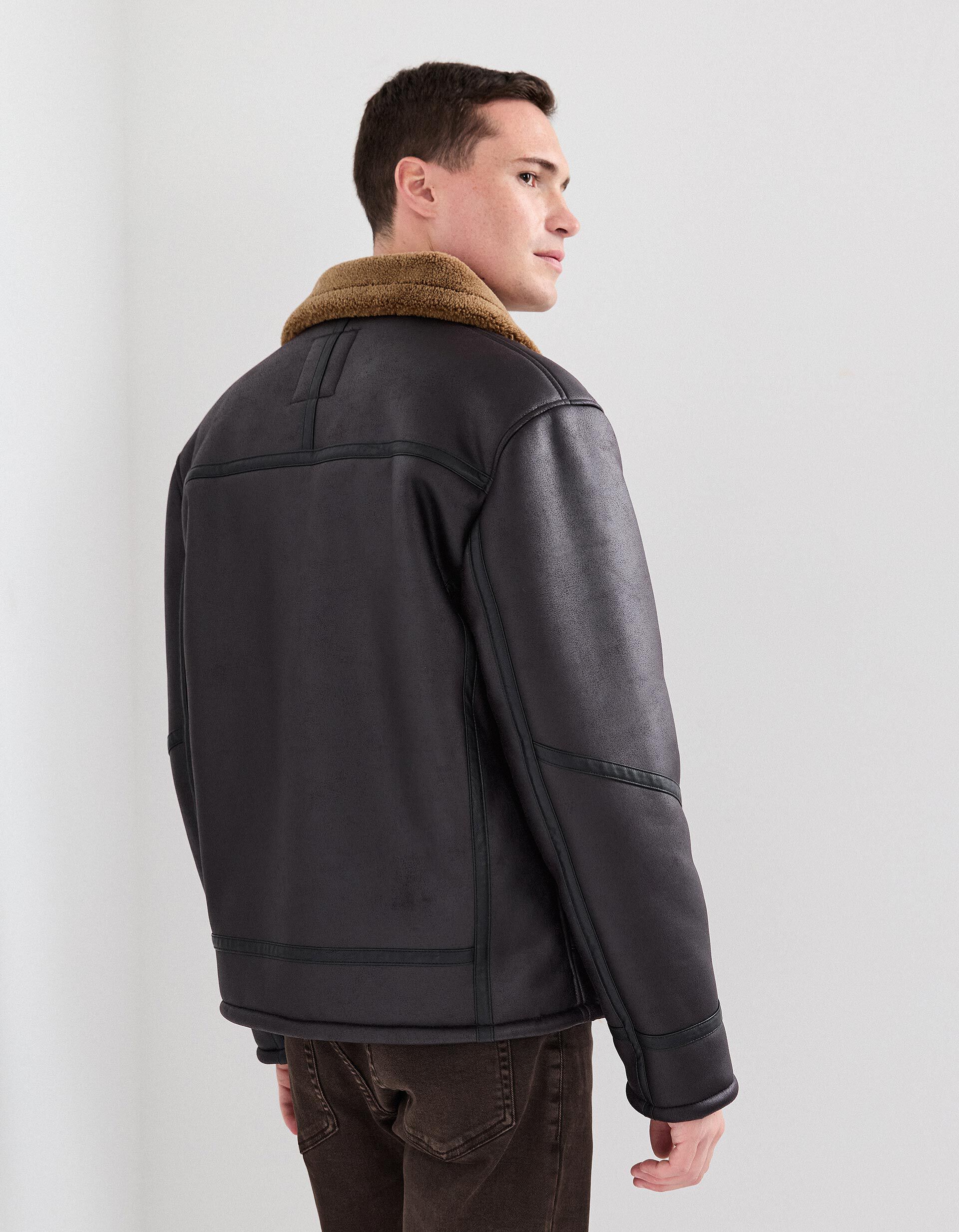 Comprar Online Blus&atilde;o em Sherpa, Homem, Castanho Escuro