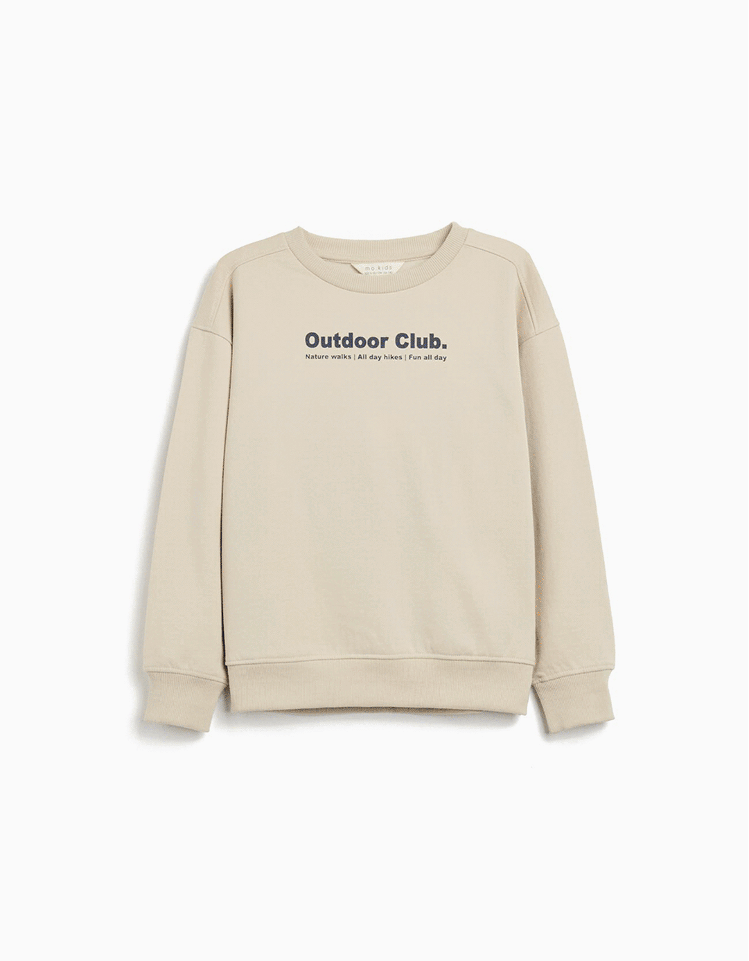 Sweatshirt de Felpa, Menino, Bege