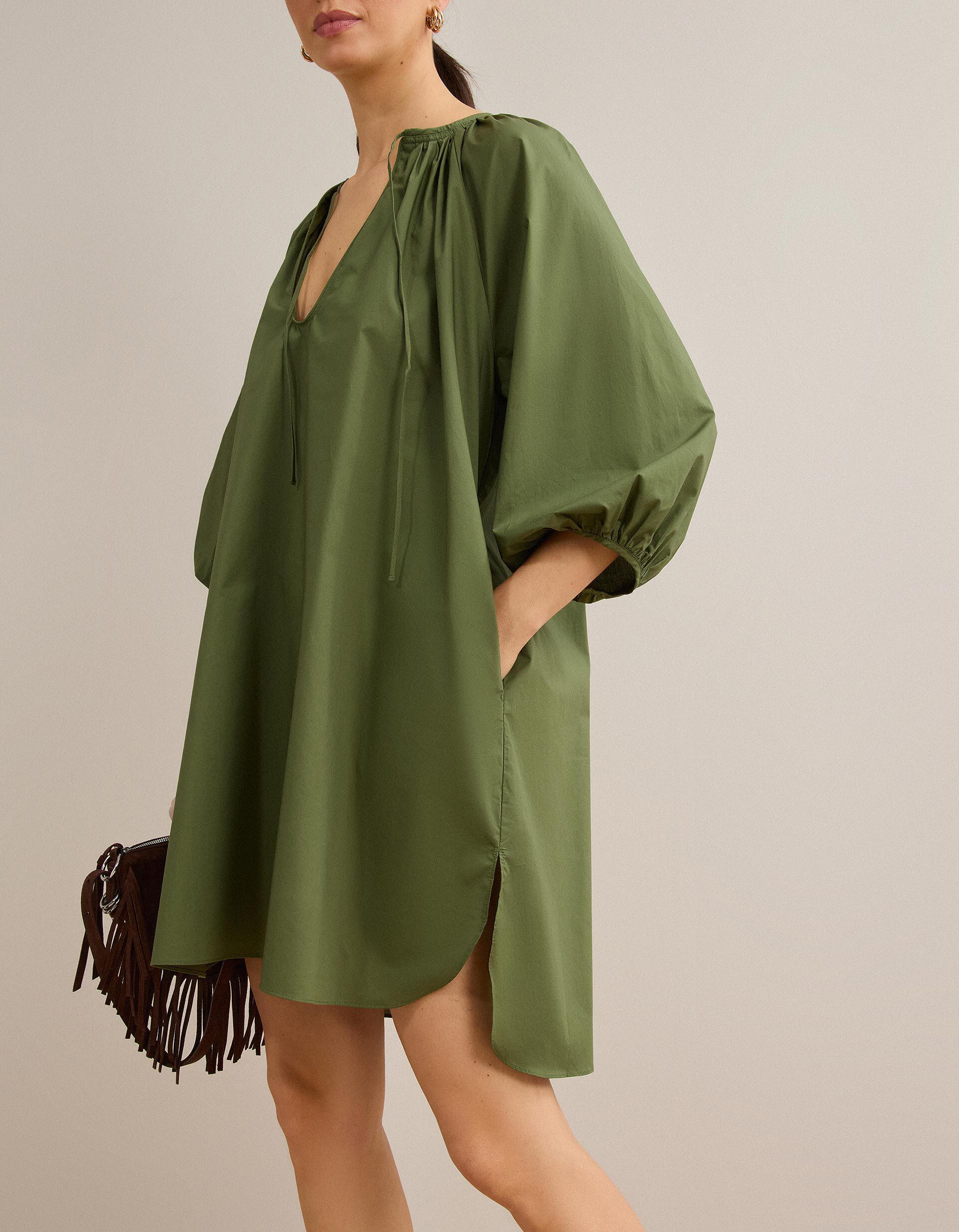 Comprar Online Vestido Curto, Mulher, Verde Escuro