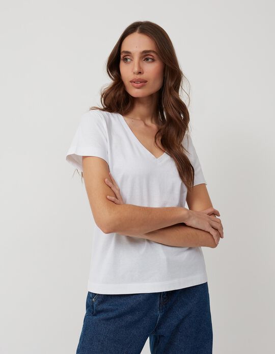 T-Shirt, Women, White
