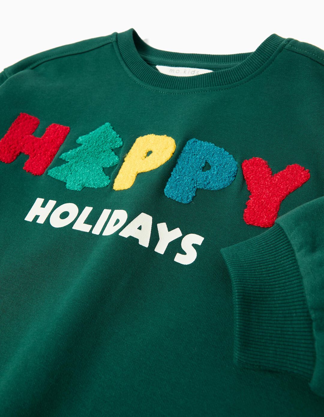 Sweatshirt de Felpa de Natal, Menino, Azul Escuro