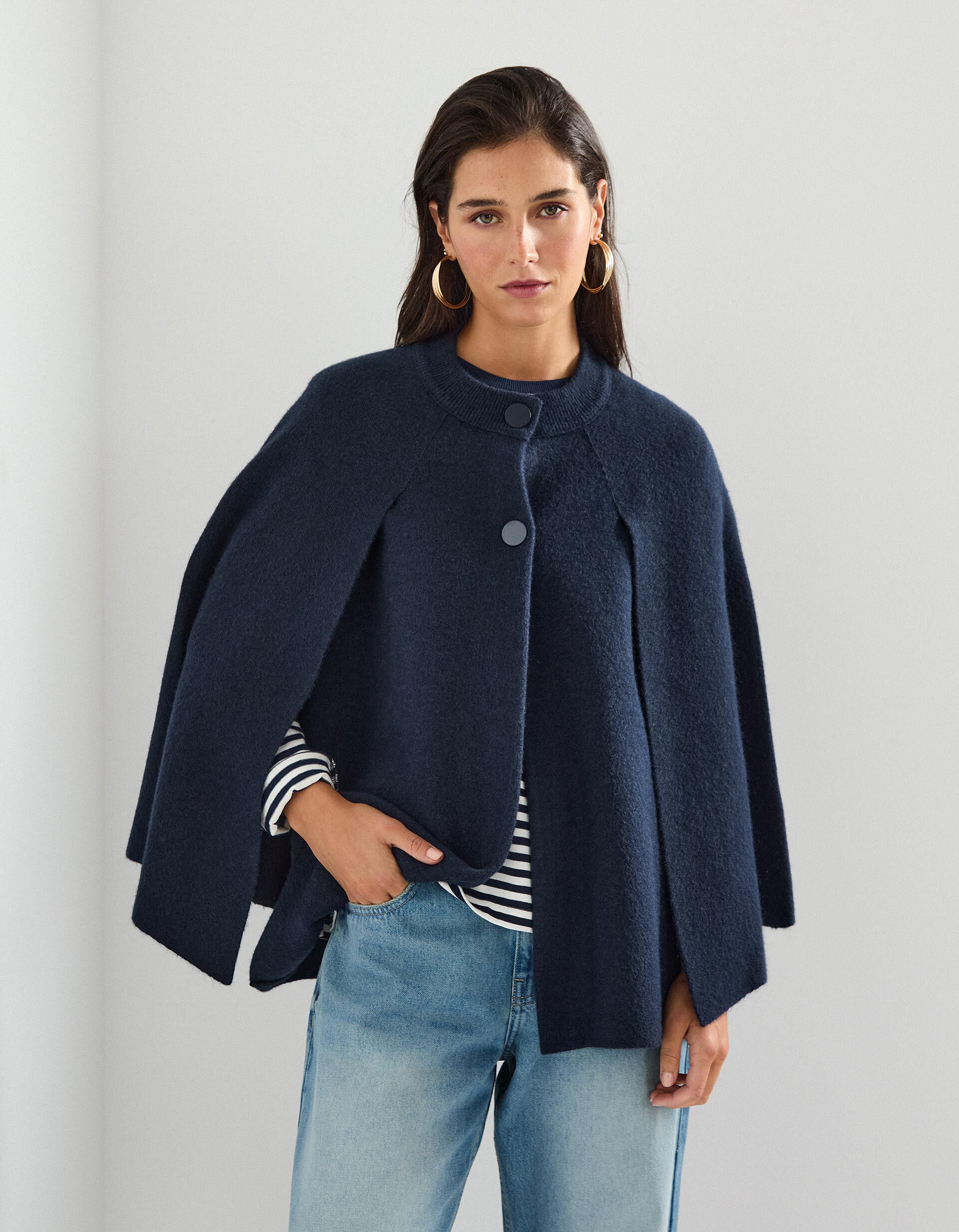 Comprar Online Capa de Malha, Mulher, Azul Escuro 