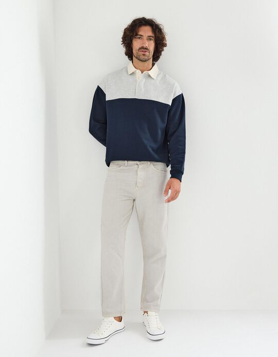 Comprar Online Calças de Ganga Cropped, Homem, Cru