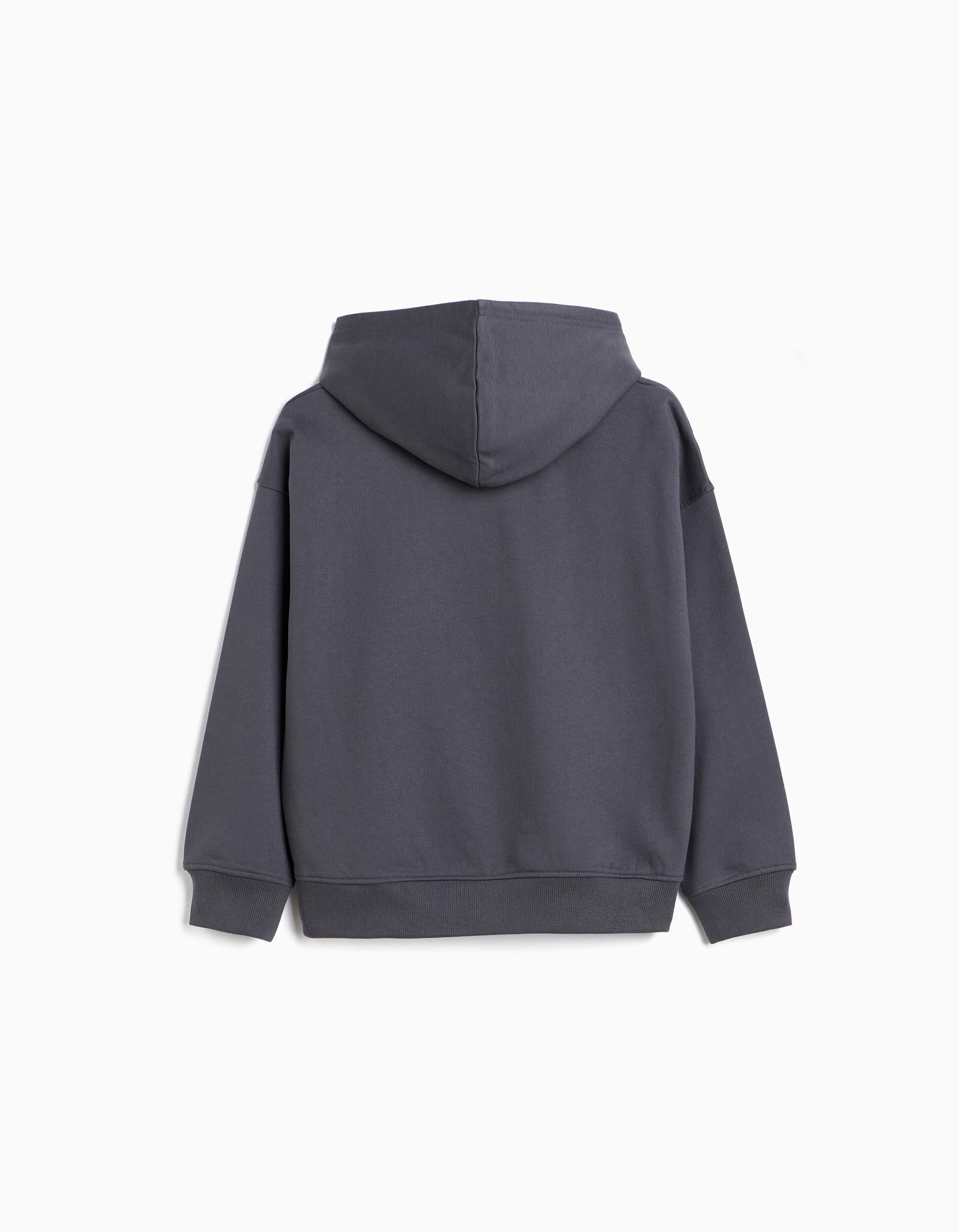 Comprar Online Sweatshirt Com Capuz 'Kuromi', Menina, Cinzento Escuro