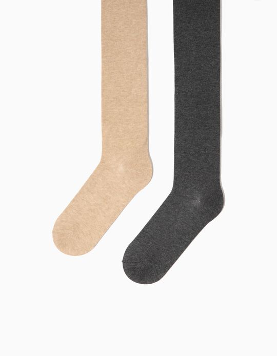 Comprar Online Pack 2 Collants, Menina, Multicor 