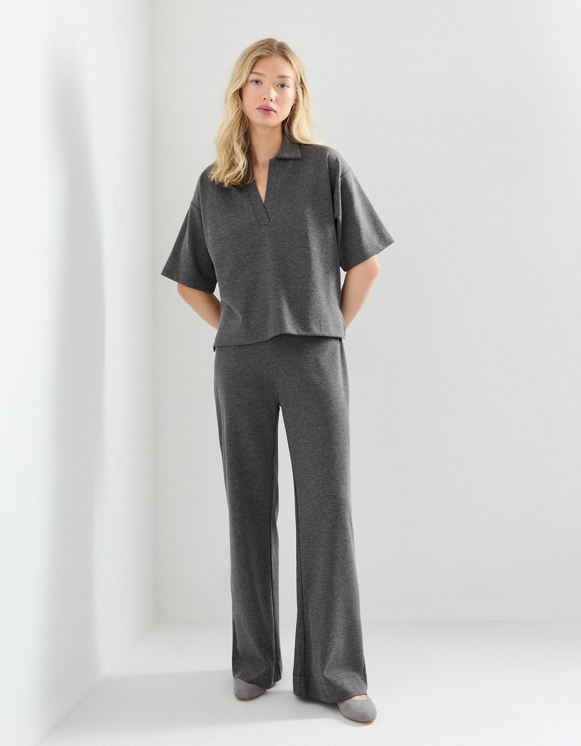 Comprar Online Cal&ccedil;as, Mulher, Cinzento Escuro