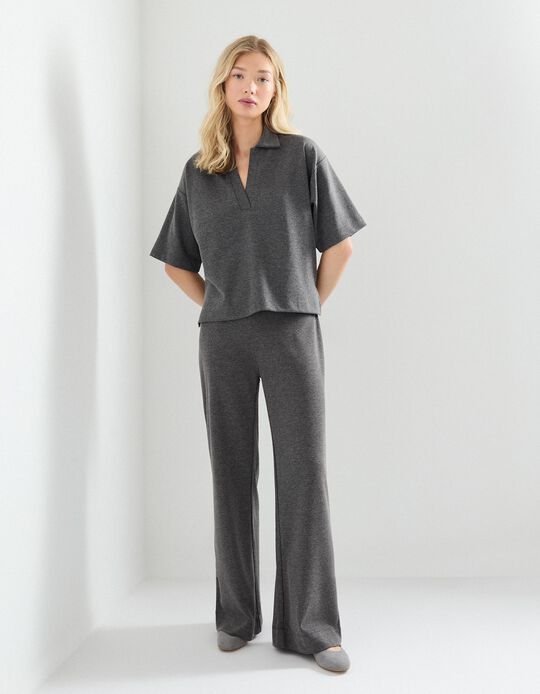 Comprar Online Calças, Mulher, Cinzento Escuro