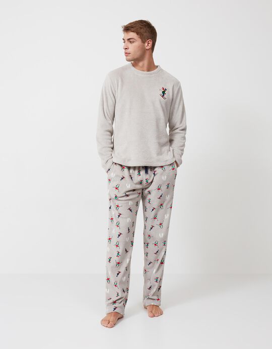 Coralline Pyjamas, Men, Grey