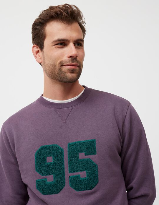 Sweatshirt, Men, Purple