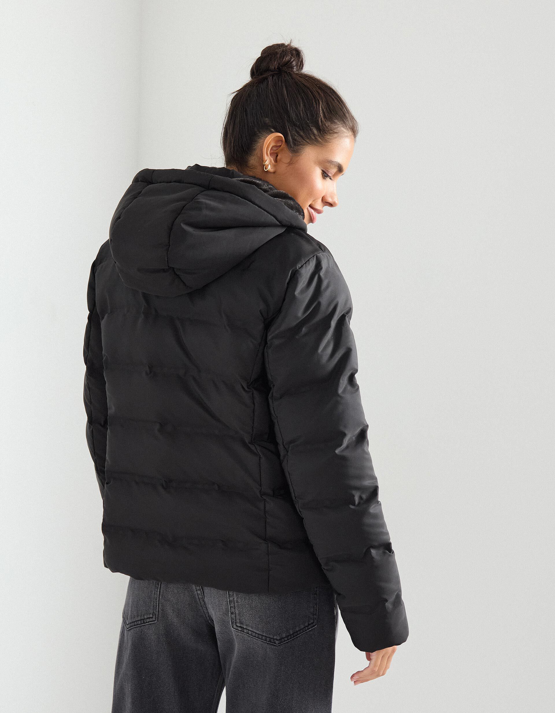 Comprar Online Casaco Acolchoado, Mulher, Preto