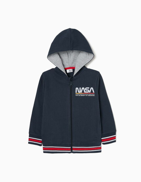 Hooded Jacket for Boys 'NASA', Dark Blue