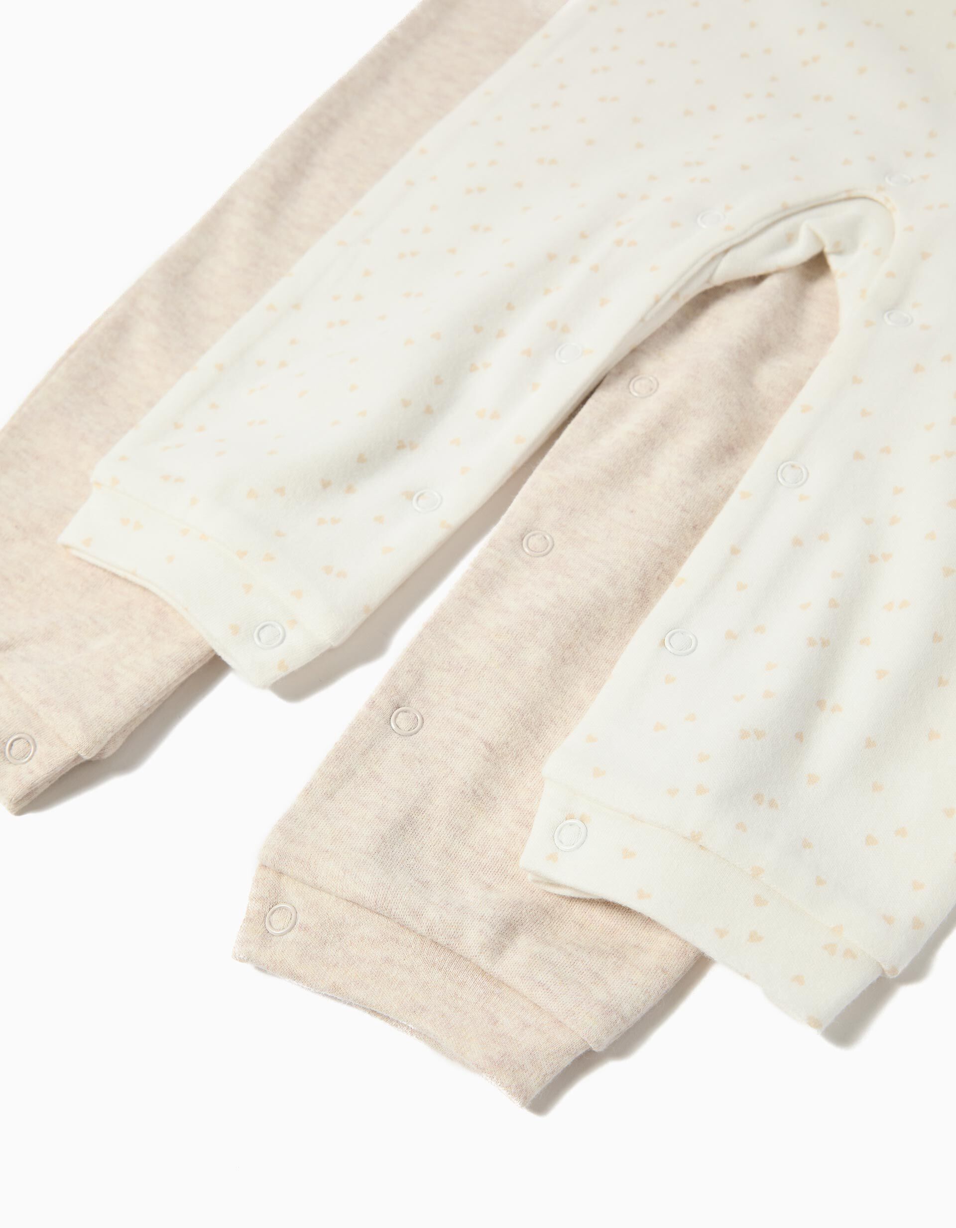 Comprar Online Pack 2 Babygrows, Rec&eacute;m-Nascido, Bege 