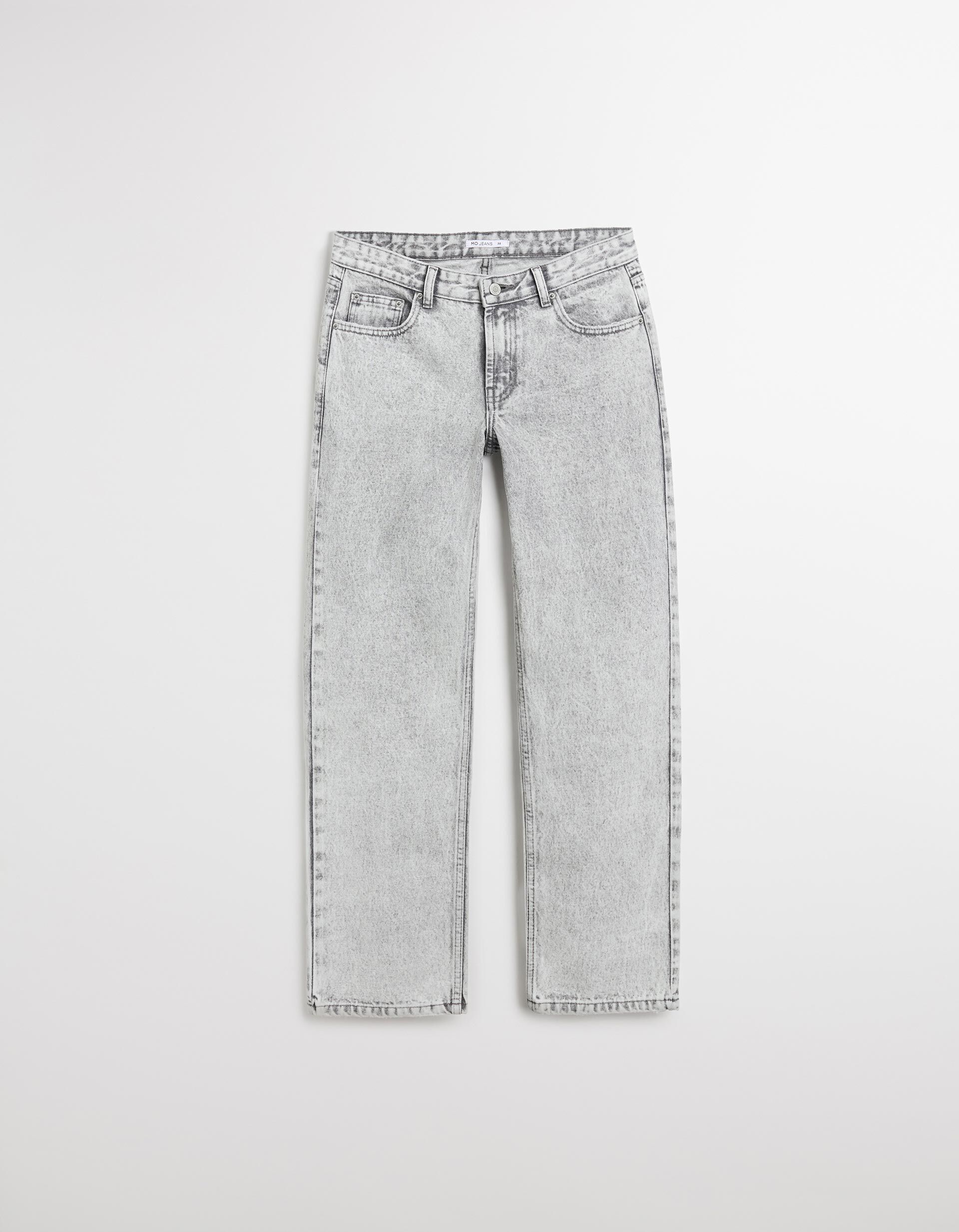 Comprar Online Cal&ccedil;as de Ganga 'Straight Fit', Mulher, Cinzento