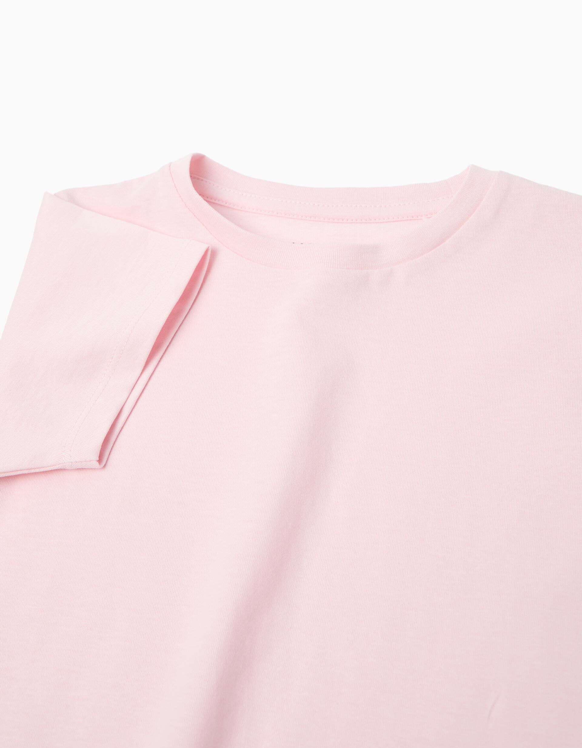 Comprar Online T-shirt Manga Curta, Menina, Rosa Claro