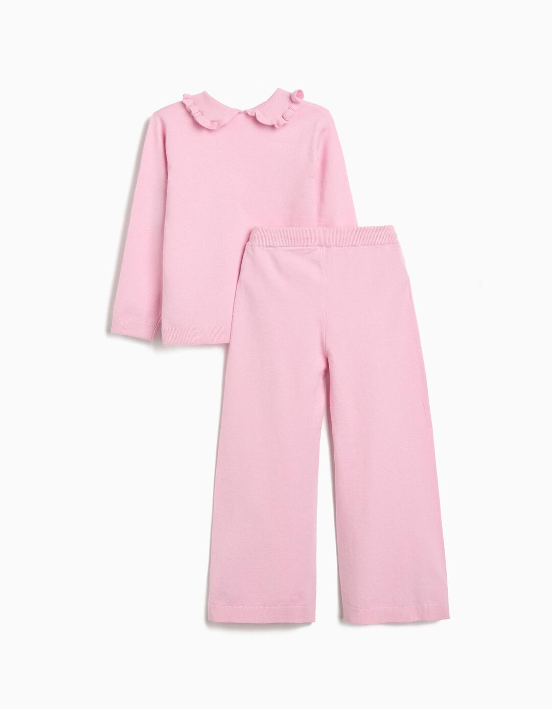Conjunto Camisola e Calças, Menina, Rosa Claro