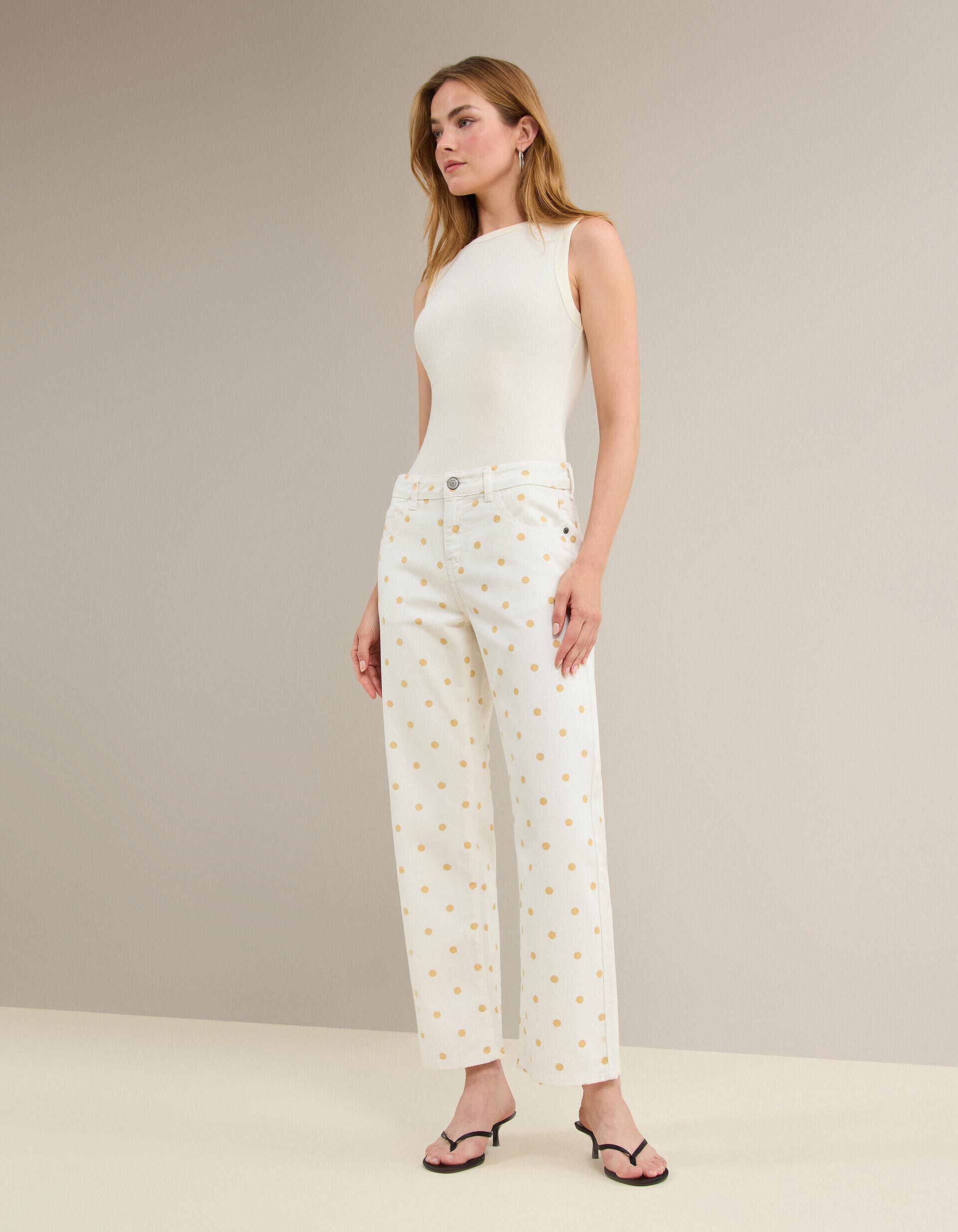 Comprar Online Cal&ccedil;as de Ganga 'Straight', Mulher, Mostarda Claro