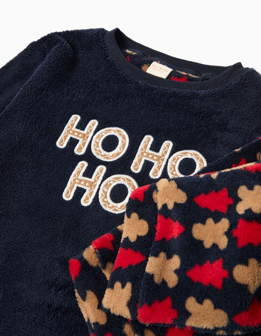 Pijama Polar de Natal, Menina, Azul Escuro