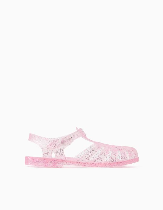 Comprar Online Sand&aacute;lias Brilhantes, Menina, Rosa