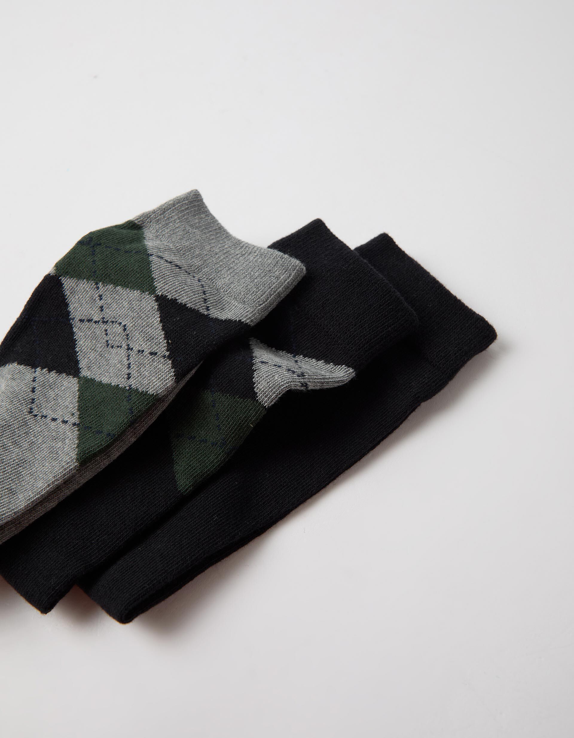 Comprar Online Pack 3 Pares De Meias, Homem, Preto