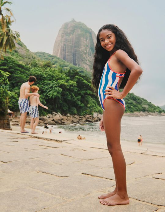 Comprar Online Fato de Banho, Menina, Azul
