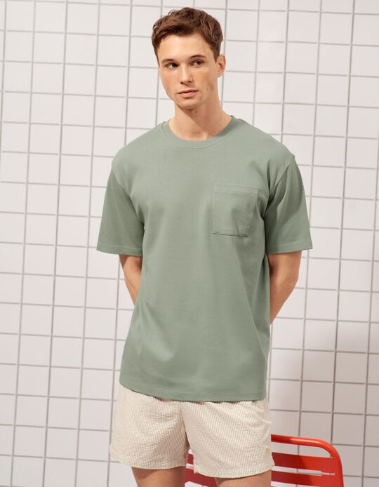 Comprar Online T-shirt, Homem, Cinzento